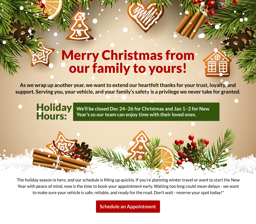 Merry Christmas from our family to yours!